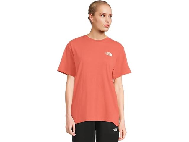 (取寄) ノースフェイス レディース ショート スリーブ コア ボックス NSE ティー The North Face women Short Sleeve Core Box NSE Tee Mars Dust