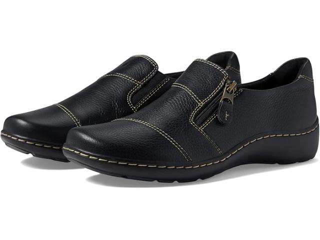 (取寄) クラークス レディース コラ ハーバー Clarks women  Cora Harbor Black Leatherの通販は
