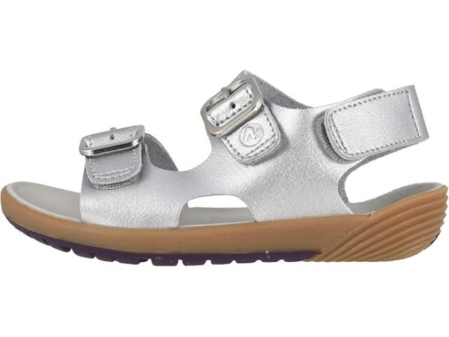 (取寄) メレル キッズ ボーイズ ベア ステップス サンダル (トドラー) Merrell Kids boys Merrell Kids Bare Steps Sandal (Toddler) Silverの通販は