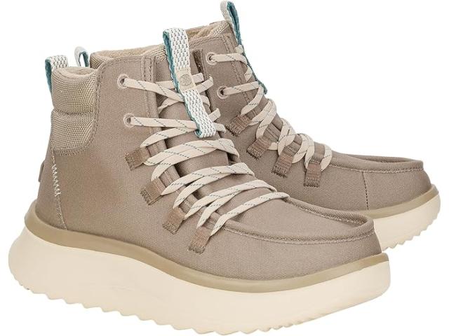 (取寄) ヘイ デュード レディース ウェンディ ピーク アプレ コーテッド ツイル Hey Dude women Hey Dude Wendy Peak Apres Coated Twill Walnutの通販は 20,498円