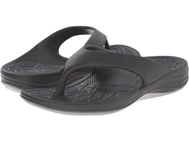 (取寄) エイトレックス レディース マウイ フリップ Aetrex women Aetrex Maui Flip Black