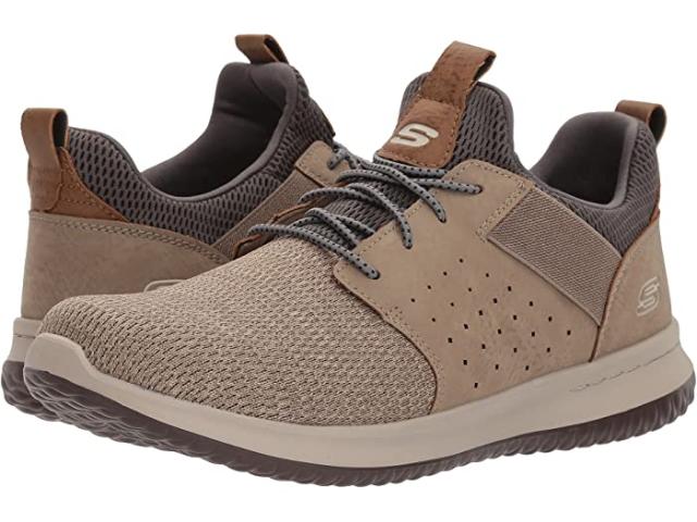 (取寄) スケッチャーズ メンズ クラシック フィット デルソン カンベン SKECHERS men  Classic Fit Delson Camben Taupe
