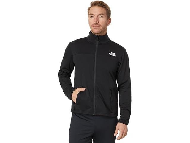 (取寄) ノースフェイス メンズ シーダー トレイル グリッド フリース フル ジップ ジャケット The North Face men The North Face Cedar Trail Grid Fleece Full Zip Jacket TNF Black
