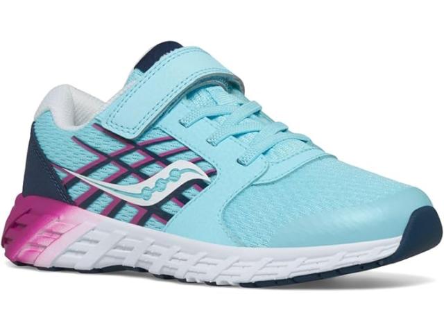 (取寄) サッカニー キッズ キッズ ウィンド A/C 2.0 (リトル キッド/ビッグ キッド) Saucony Kids kids Saucony Kids Wind A/C 2.0 (Little Kid/Big Kid) Blue/Pink