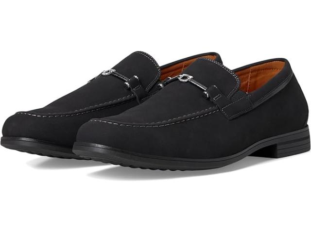 (取寄) ステイシー アダムス メンズ リチャードソン モック トゥ スリッポン Stacy Adams men Richardson Moc Toe Slip-On Black
