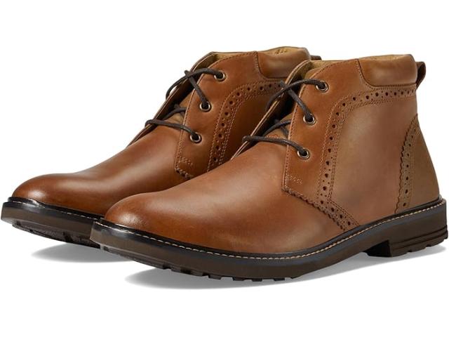 (取寄) ナン ブッシュ メンズ オザーク 2.0 プレーン トゥ チャッカ レザー ブーツ Nunn Bush men Ozark 2.0 Plain Toe Chukka Leather Boot Tan