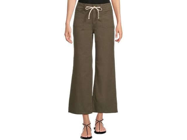 (取寄) ペイジ レディース アリ ウィズ ウエストバンド タイ アンド ステッチ スルー ポケッツ イン ビンテージ フォレスター グリーン Paige women Ari With Waistband Tie And Stitch Thru Pockets In Vintage Forester Green Vintage Forester Green