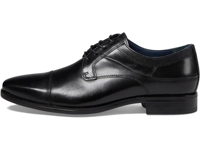 (取寄) ジョンストン&マーフィー メンズ ギボンズ キャップ トゥ Johnston & Murphy men Johnston & Murphy Gibbons Cap Toe Black Full Grain_3