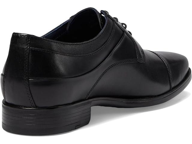 (取寄) ジョンストン&マーフィー メンズ ギボンズ キャップ トゥ Johnston & Murphy men Johnston & Murphy Gibbons Cap Toe Black Full Grain_4