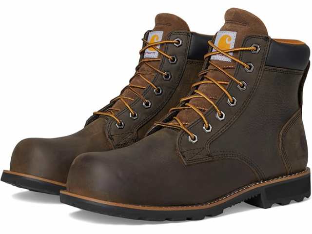 (取寄) カーハート メンズ フロンティア 6 ウォーター レジスタント コンポジット トゥ ブート Carhartt men Carhartt Frontier 6" Water Resistant Composite Toe Boot Mossy Brownの通販は