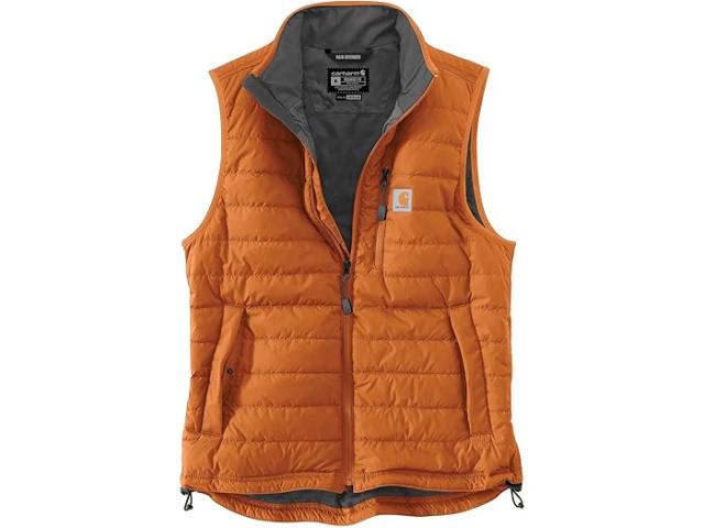(取寄) カーハート メンズ レイン ディフェンダー インサレーテッド ベスト Carhartt men Carhartt Rain Defender Insulated Vest Marmaladeの通販は 29,230円