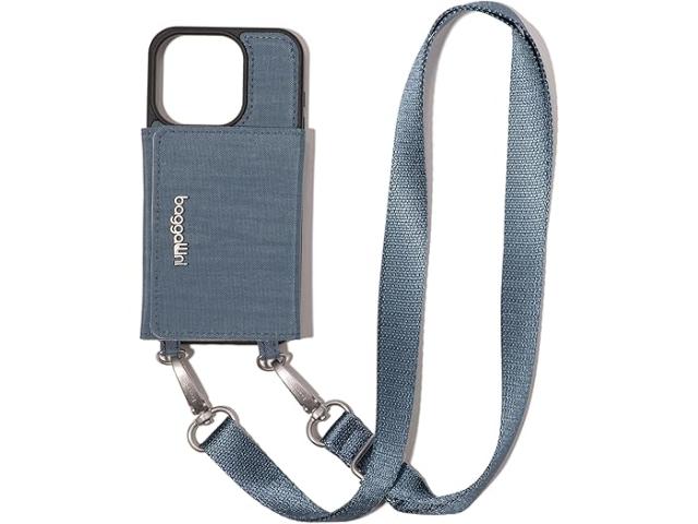 (取寄) バッガリーニ レディース オン ザ ゴー アイフォン カード ケース クロスボディ Baggallini women Baggallini On The Go IPhone Card Case Crossbody Mistの通販は