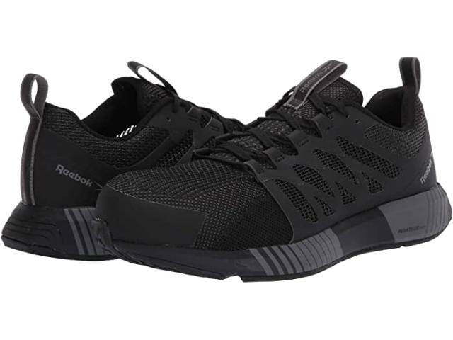 (取寄) リーボック ワーク メンズ フュージョン フレックスウィーブ ケージ コンポジット トゥ Reebok Work men  Fusion Flexweave Cage Composite Toe Black/Grey