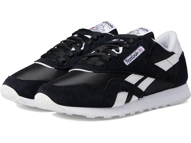 (取寄) リーボック ライフスタイル レディース クラシック ナイロン Reebok Lifestyle women Reebok Lifestyle Classic Nylon Black/White