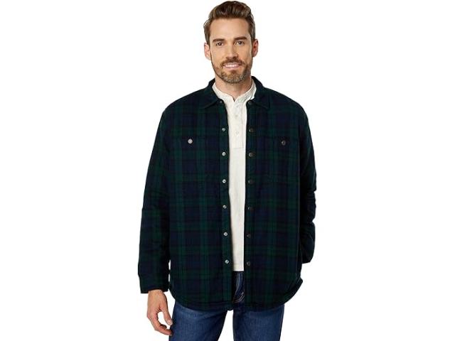 (取寄) エルエルビーン メンズ シェルパ ライン スコッチ プレイド シャツ ロング スリーブ レギュラー L.L.Bean men L.L.Bean Sherpa Lined Scotch Plaid Shirt Long Sleeve Regular Black Watchの通販は 37,320円