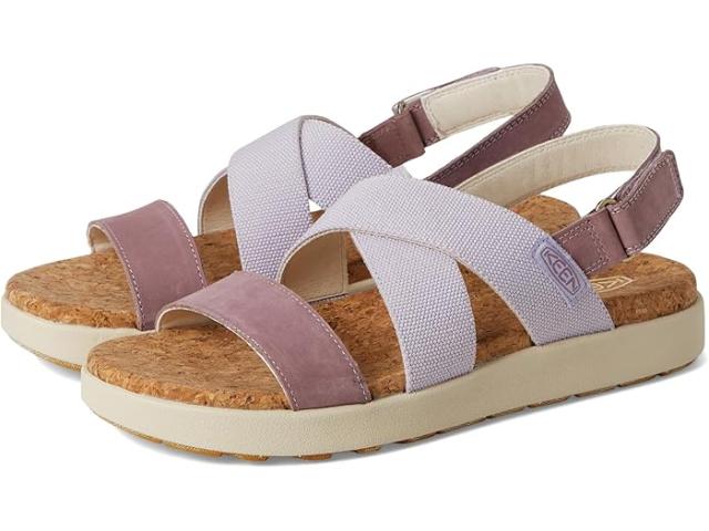 (取寄) キーン レディース エル クリスクロス KEEN women Elle Crisscross Thistle/Toadstool