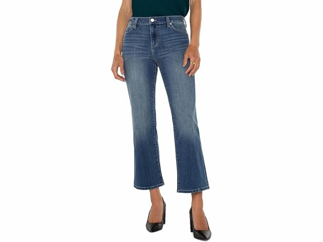(取寄) リバプールロサンゼルス レディース ハンナ ミッドライズ クロップド フレア エコ デニム Liverpool Los Angeles women Liverpool Los Angeles Hannah Mid-Rise Cropped Flare Eco Denim Forest Hillsの通販は