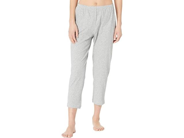 (取寄) スキン レディース オーガニック ピマ コットン カーリン クロップ パンツ Skin women Skin Organic Pima Cotton Carlyn Crop Pants Heather Grey