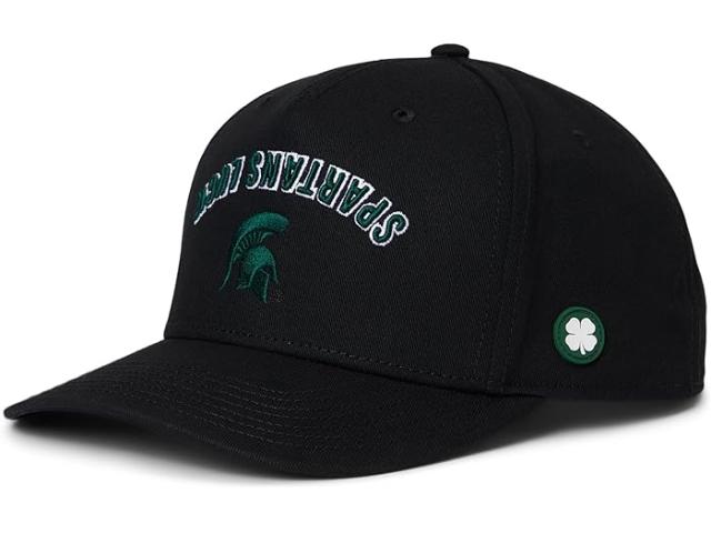 (取寄) ブラッククローバー ミシガン ステート ゲーム デイ アジャスタブル スナップバック ハット Black Clover Michigan State Game Day Adjustable Snapback Hat Black/Cotton Twill Dark Green 3d Embroidery