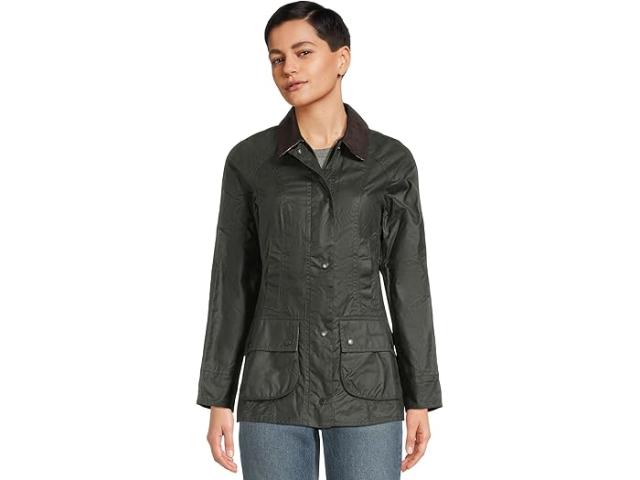(取寄) バブアー レディース ビードネル ワックス ジャケット Barbour women Beadnell Wax Jacket Sage