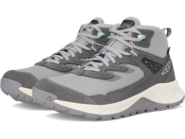 (取寄) キーン レディース ミッド ウォータープルーフ KEEN women Hightrail Mid Waterproof Alloy/Lichen