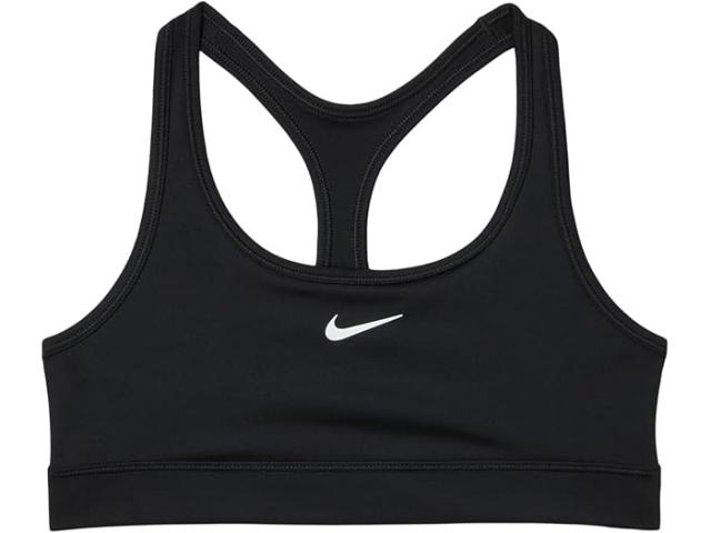 (取寄) ナイキ キッズ ガールズ ドライ-フィット スウォッシュ ブラ (リトル キッド/ビッグ キッド) Nike Kids girls Dri-FIT Swoosh Bra (Little Kid/Big Kid) Black/White
