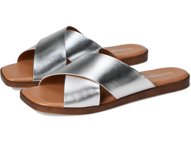 (取寄) セイシェル レディース チャイ メタリック レザー サンダル Seychelles women Chai llic Leather Sandal Silver