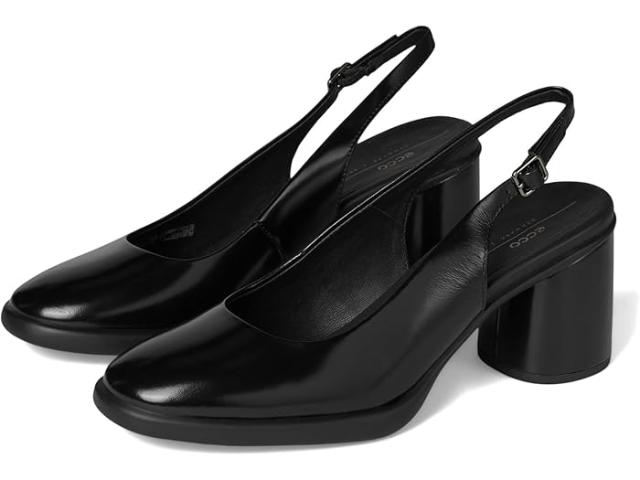 (取寄) エコー レディース スカルプ 55 ラグゼ スリングバック ポンプ ECCO women Sculpted 55 Luxe Slingback Pump Black