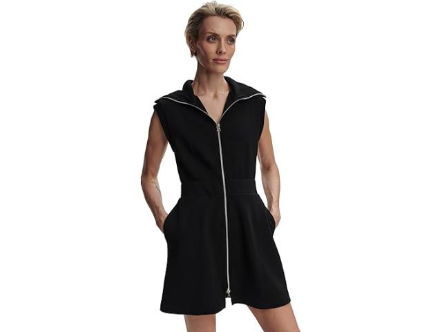 (取寄) バーリー レディース レベッカ ジップ スルー ドレス Varley women Rebecca Zip Through Dress Black