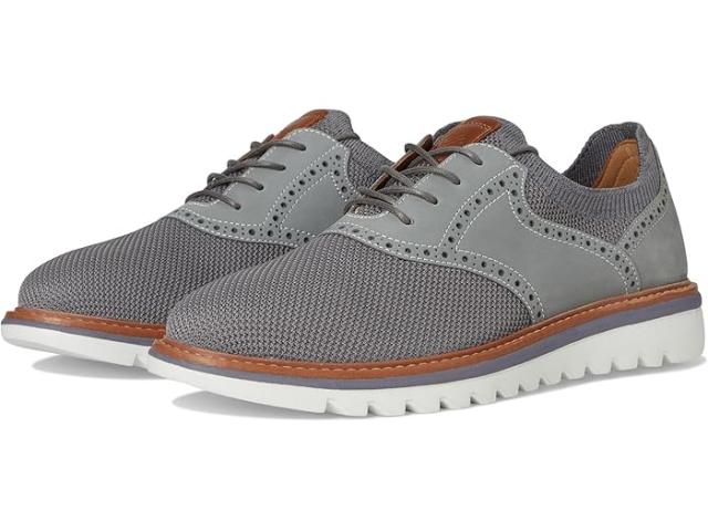 (取寄) ジョンストン&マーフィー メンズ ブレイドン ニット サドル Johnston & Murphy men Braydon Knit Saddle Gray Knit/Nubuck