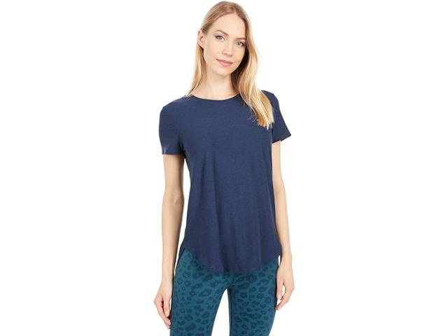 (取寄) ビヨンドヨガ レディース フェザーウェイト オン ザ ダウン ロー ティー Beyond Yoga women Featherweight On The Down Low Tee Nocturnal Navy