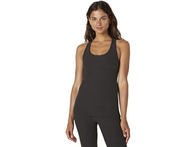 (取寄) ビヨンドヨガ レディース スペースダイ ステップ アップ レイサーバック タンク Beyond Yoga women Spacedye Step Up Racerback Tank Darkest Nightの通販は