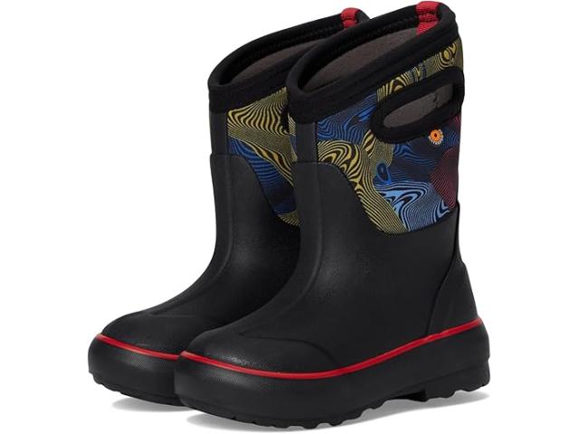 (取寄) ボグス キッズ キッズ クラシック リ - ワープト ストライプ (トドラー/リトル キッド/ビッグ キッド) Bogs Kids kids Bogs Kids Classic II - Warped Stripes (Toddler/Little Kid/Big Kid) Black Multiの通販は 16,259円