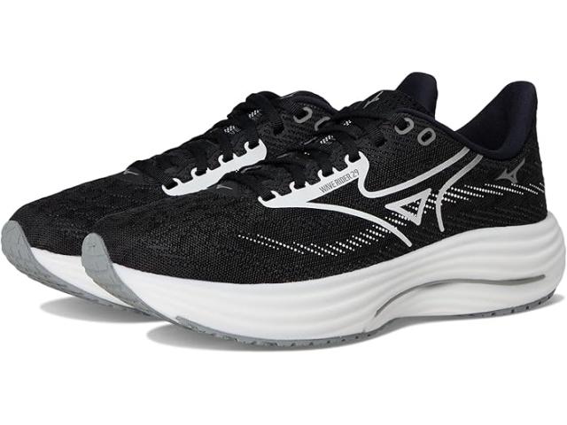 (取寄) ミズノ レディース ウェーブ ライダー 29 Mizuno women Wave Rider 29 Black Sand/White