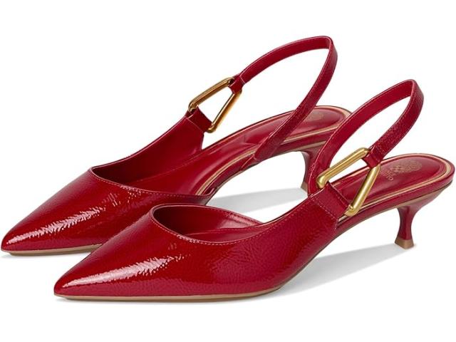 (取寄) ヴィンスカムート レディース ラッソ バックル スリングバック パンプス Vince Camuto women Inari Lasso Buckle Slingback Pumps Flame