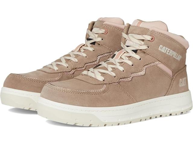 (取寄) キャタピラー レディース ストリームライン コート ミッド Ct Caterpillar women Caterpillar Streamline Court Mid CT Greige Suede