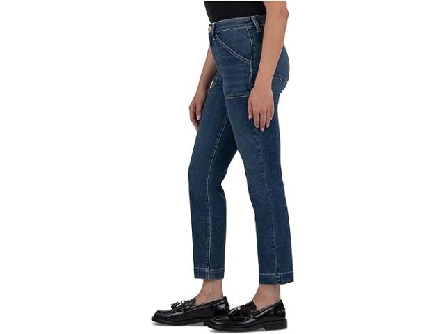 (取寄) カット フロム ザ クロス レディース ピティート リース ハイ ライズ ストレート レッグ ポーク チョップ ポケッツ KUT from the Kloth women Petite Reese High Rise Straight Leg -front Pork Chop Pockets Intertwined