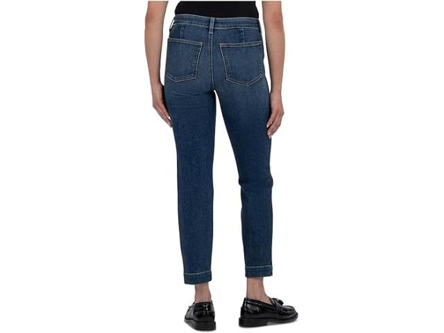 (取寄) カット フロム ザ クロス レディース ピティート リース ハイ ライズ ストレート レッグ ポーク チョップ ポケッツ KUT from the Kloth women Petite Reese High Rise Straight Leg -front Pork Chop Pockets Intertwined