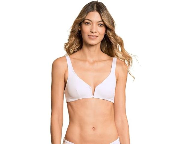 (取寄) マージ レディース シンプリー リブ ビクトリー V ワイヤー ブラレット トップ Maaji women Simply Rib Victory V Wire Bralette Top Whiteの通販は