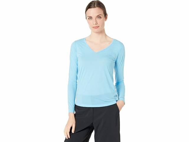 (取寄) ジェイミー サドック レディース サンセンス 35 Spf ライトウェイト ロング スリーブ V-ネック レイヤリング トップ Jamie Sadock women Sunsense 35 SPF Lightweight Long Sleeve V-Neck Layering Top Casablancaの通販は 15,089円