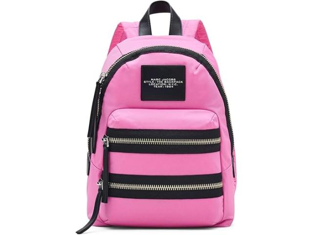 (取寄) マークジェイコブス レディース ザ バイカー ナイロン ミディアム バックパック Marc Jacobs women The Biker Nylon Medium Backpack Bow Pink