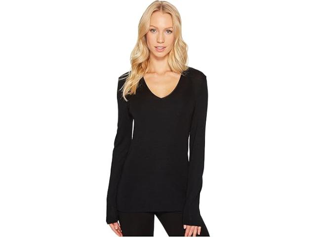 (取寄) ハンロ レディース ウールン シルク ロング-スローブ シャツ 1418 Hanro women Hanro Woolen Silk Long-Sleeve Shirt 1418 Blackの通販は 30,407円