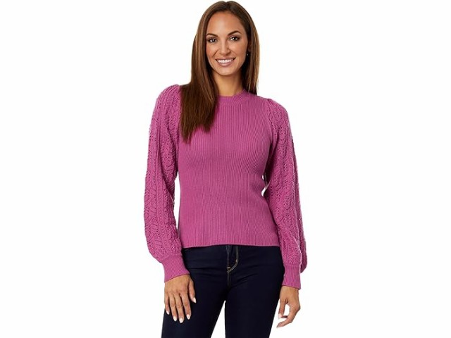 (取寄) スプレンディッド レディース フィービィー ポインテール セーター Splendid women Splendid Phoebe Pointelle Sweater Magentaの通販は