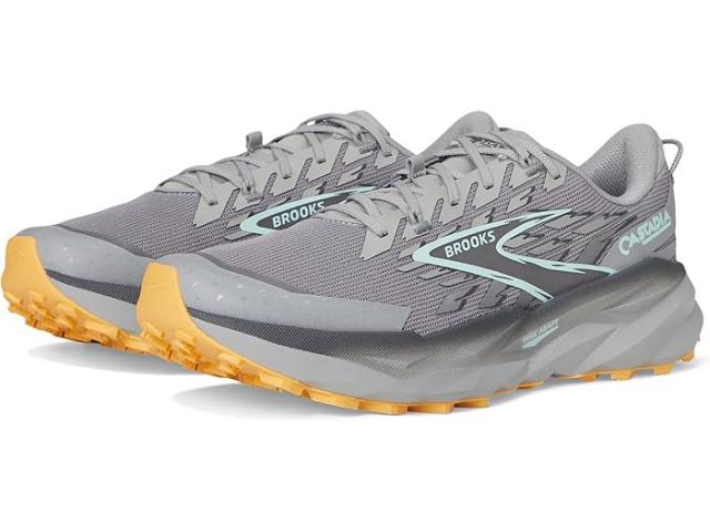 (取寄) ブルックス メンズ カスケーディア 19 Brooks men Cascadia 19 Alloy/Ebony/Orange