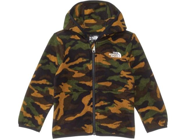 (取寄) ノースフェイス キッズ キッズ グレイシャー フル ジップ ブーディ (インファント) The North Face Kids kids The North Face Kids Glacier Full Zip Hoodie (Infant) TNF Black TNF Camo Small Printの通販は 14,360円