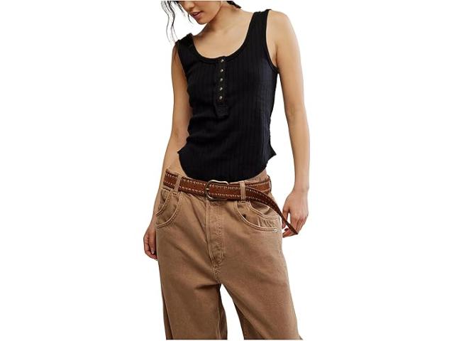 (取寄) フリーピープル レディース ケア ブライソン ヘンリー タンク Free People women Care Bryson Henley Tank Black