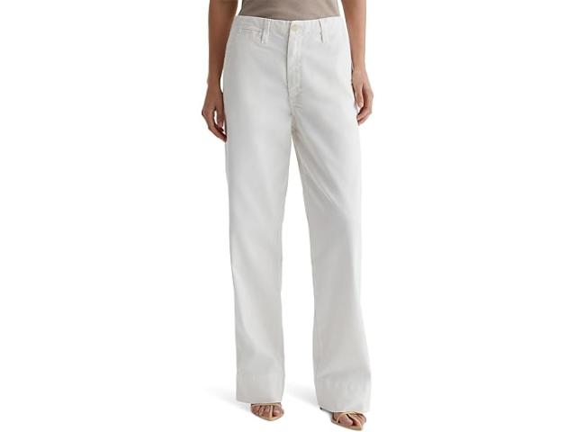 (取寄) AGジーンズ レディース アレグラ ハイライズ ワイド レッグ パンツ イン パウダー AG Jeans women Allegra High-Rise Wide Leg Pants in Powder Powder