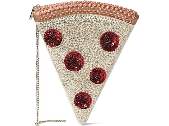 (取寄) ケイトスペード レディース スライス クリスタル エンベリッシュ ファブリック 3-D ピッツァ クロスボディ Kate Spade New York women Slice Crystal Embellished Fabric 3-D Pizza Crossbody Multi
