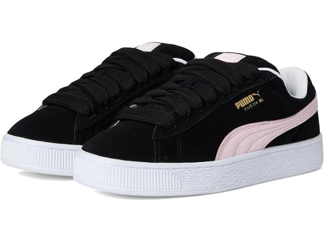 (取寄) プーマ レディース スエード Xl PUMA women Suede XL Black/Whisp Of Pink
