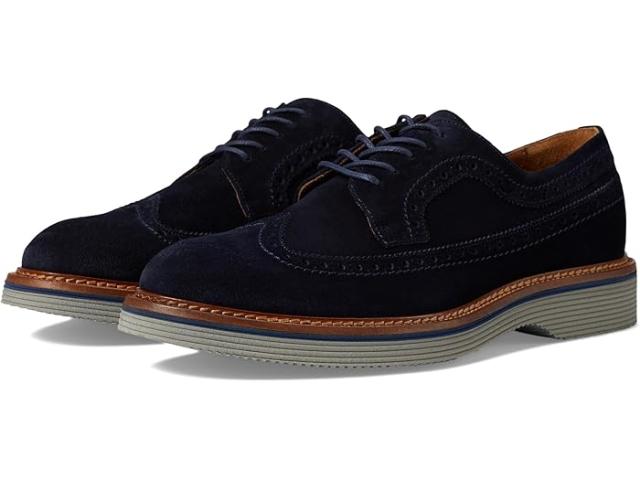 (取寄) ジョンストン&マーフィー コレクション メンズ ジェンソン ロングウィング Johnston & Murphy Collection men Johnston & Murphy Collection Jenson Longwing Navy European Suede
